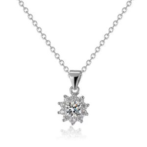 Ladies moissanite necklace (